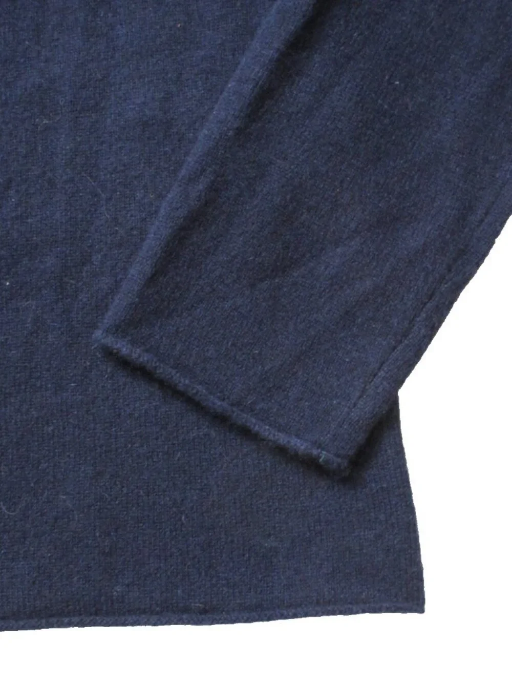 NWT J.Crew Collection Italian Cashmere Long-sleeve T-shirt in Navy Sweater M